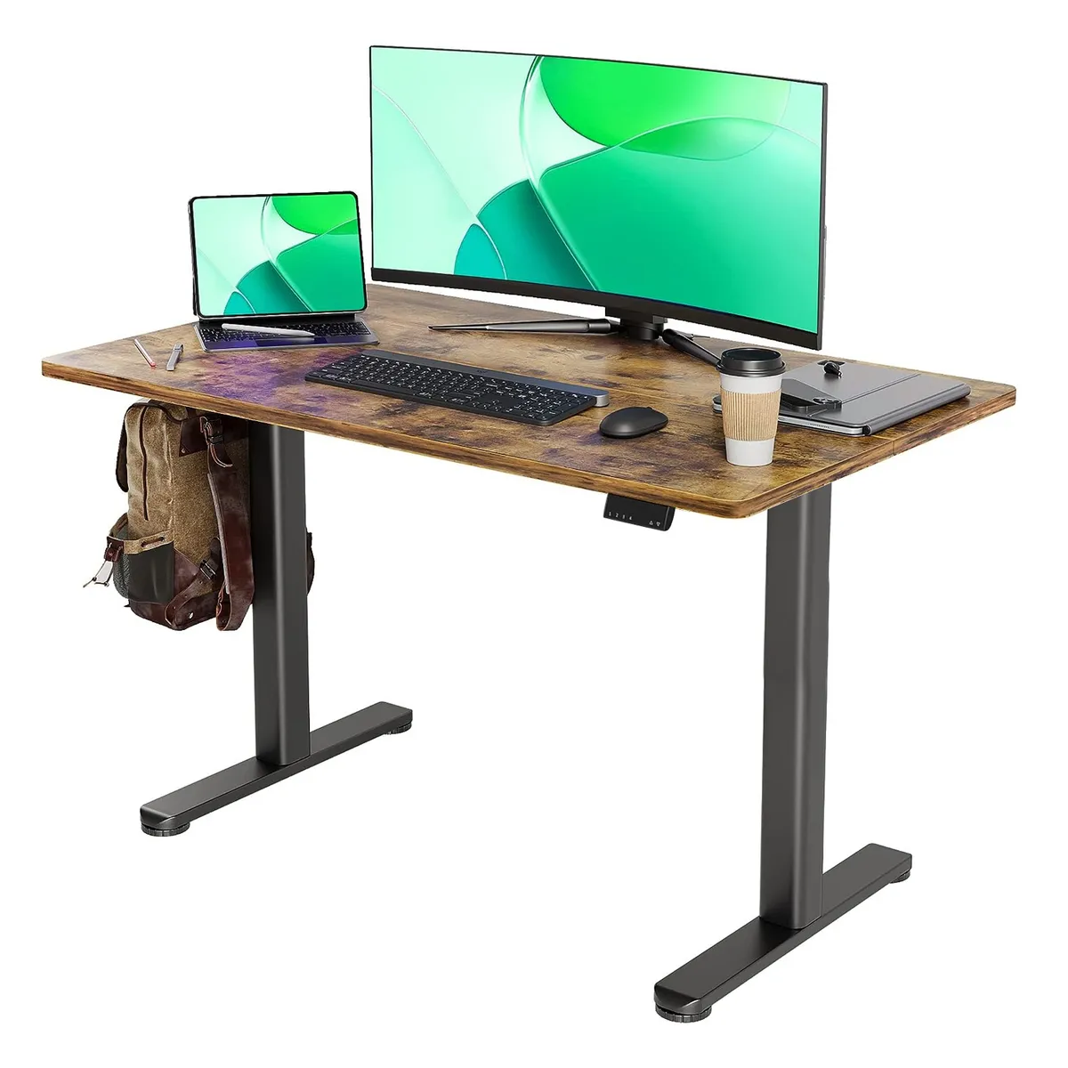 VIDITA - Escritorio Altura Ajustable Eléctrico 120cm Escritorio Regulable En Altura