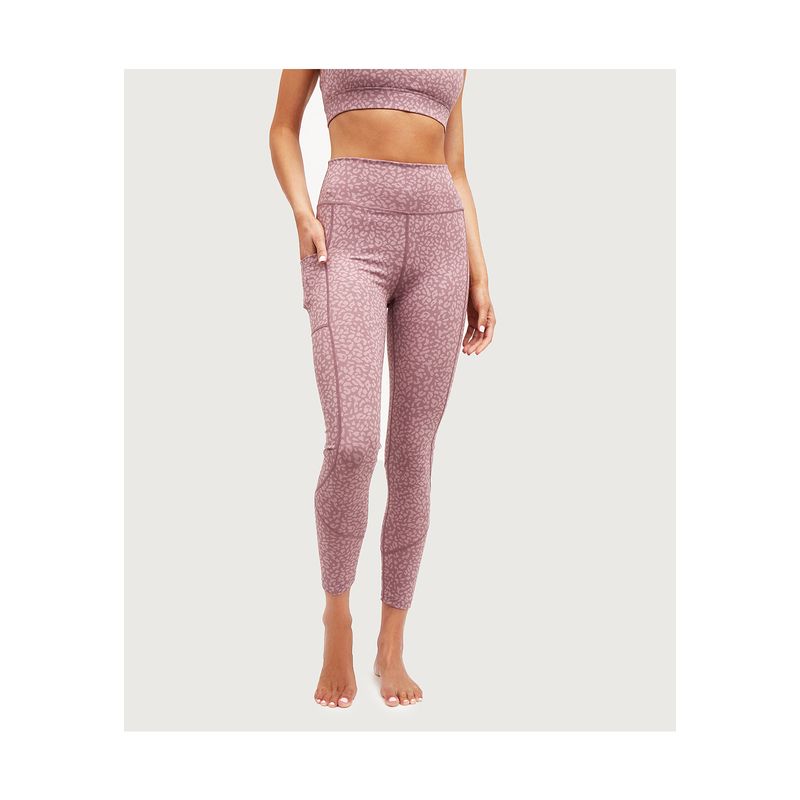 LOUNGE - Calza Deportiva Animal Print Rosado LOUNGE
