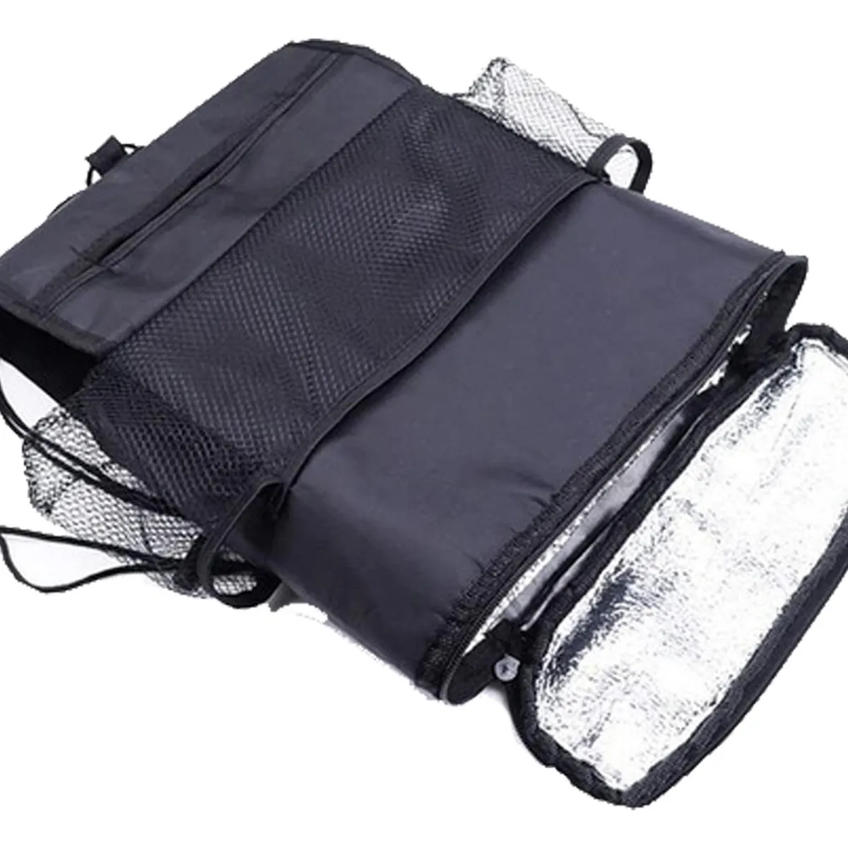 IMPORTCLICK - Bolso Organizador Térmico Cooler Automóvil Negro - Negro