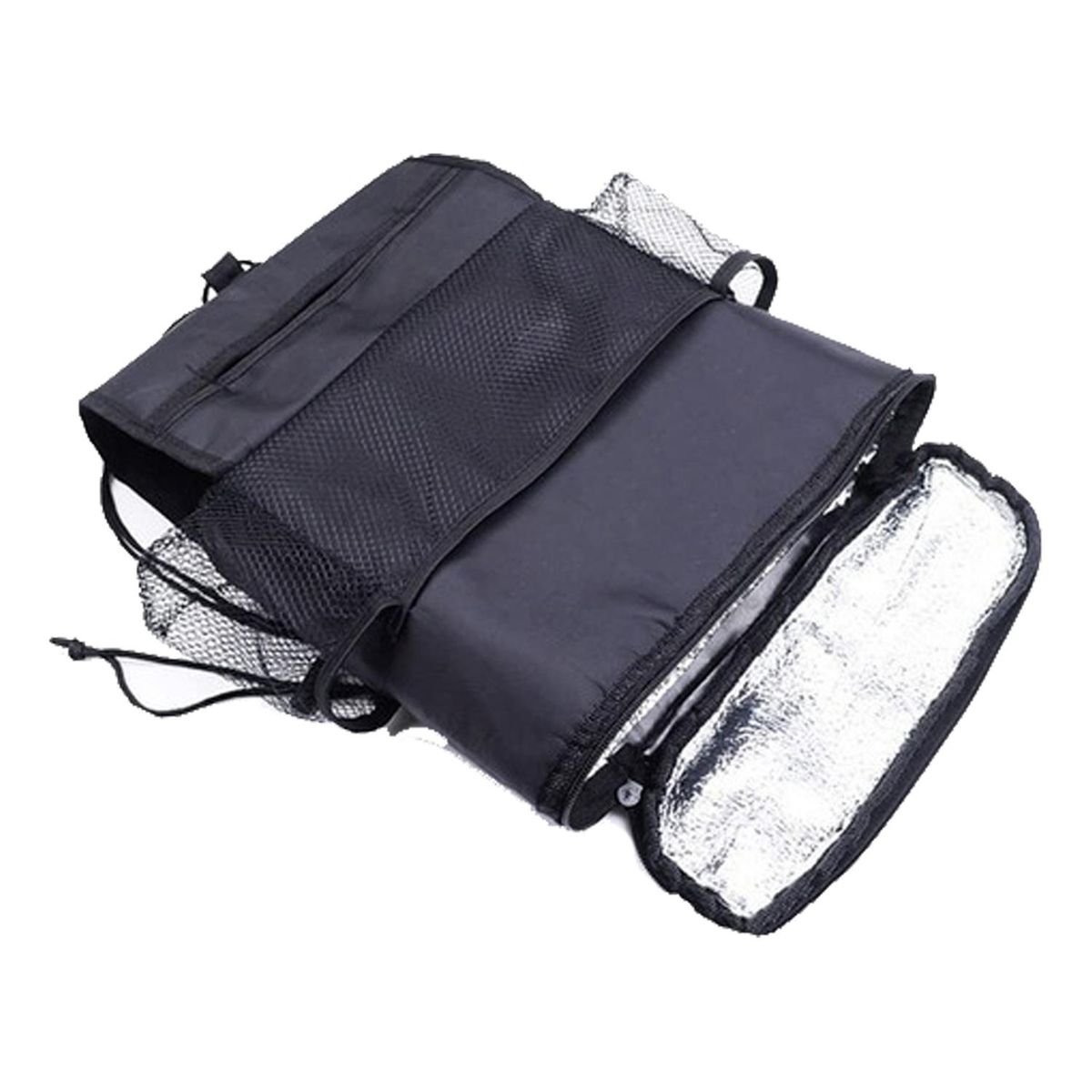 IMPORTCLICK - Bolso Organizador Térmico Cooler Automóvil Negro - Negro