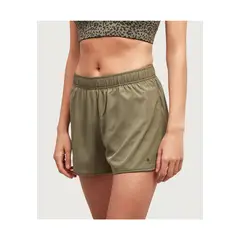 LOUNGE - Short Deportivo Unicolor Verde