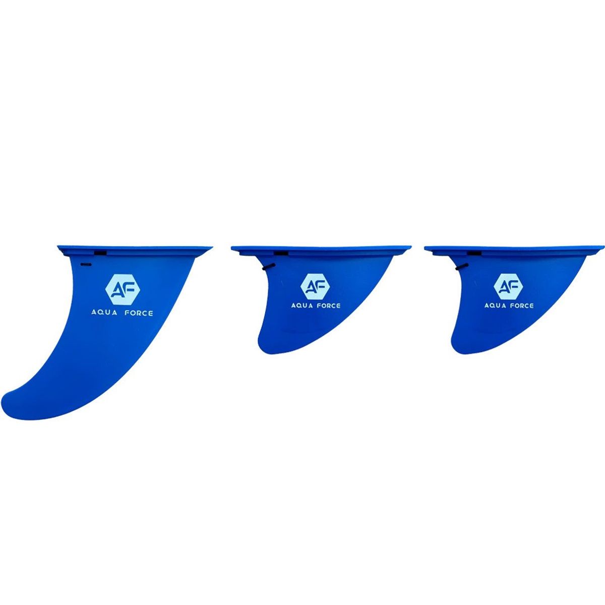 AQUA FORCE - PACK QUILLAS ALETAS PADDLE SURF - 3 UNIDADES AZUL