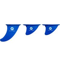 PACK QUILLAS ALETAS PADDLE SURF - 3 UNIDADES AZUL