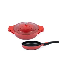 SIMPLIT - Pack Olla Cacerola 28cm + Sartén 24cm Toulouse