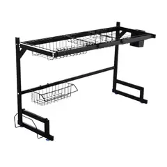 GENERICO - Escurridor De Platos Secado Multiuso Acero Inoxidable