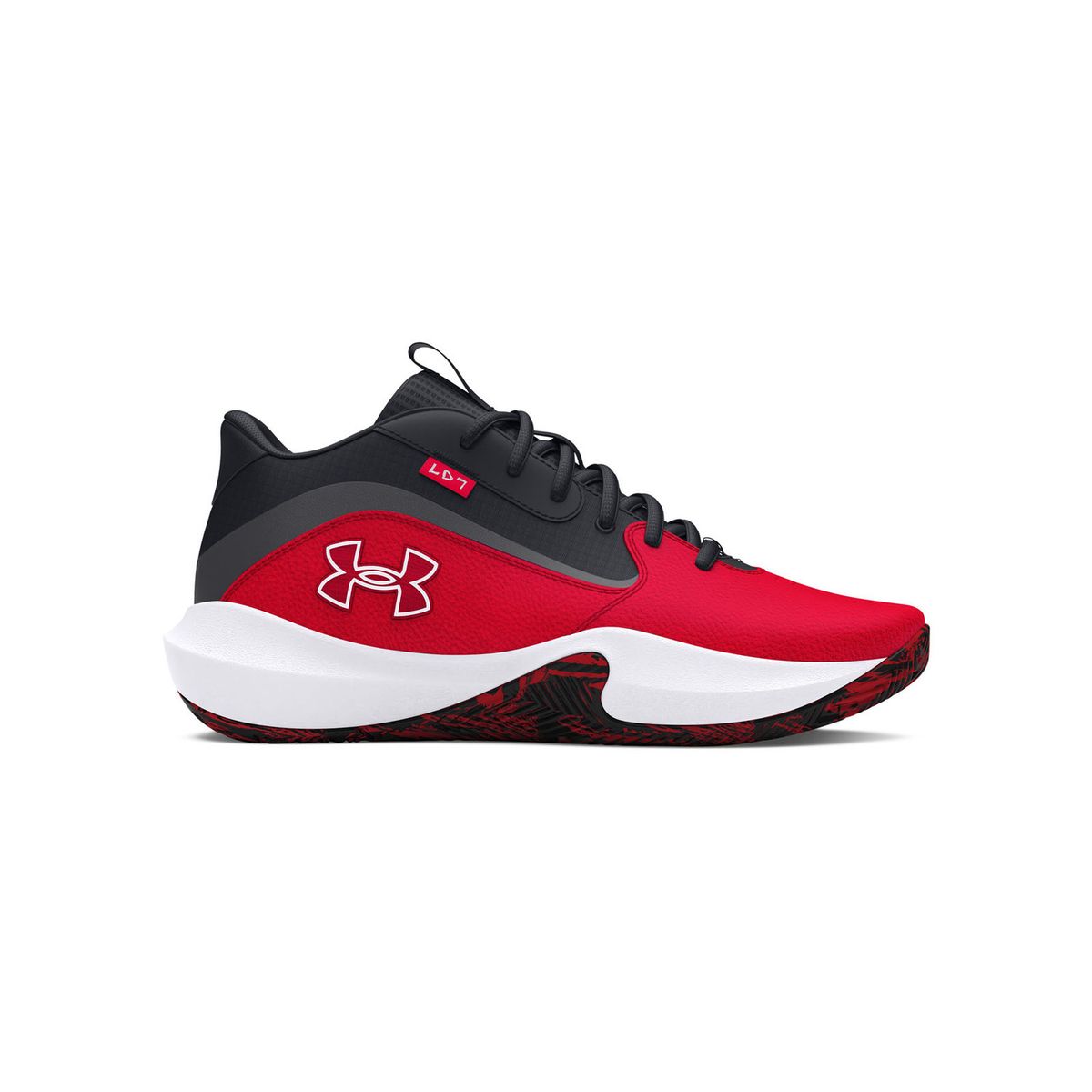 UNDER ARMOUR - Zapatillas Bsketball unisex Lockdown7 Rojo UNDER ARMOUR