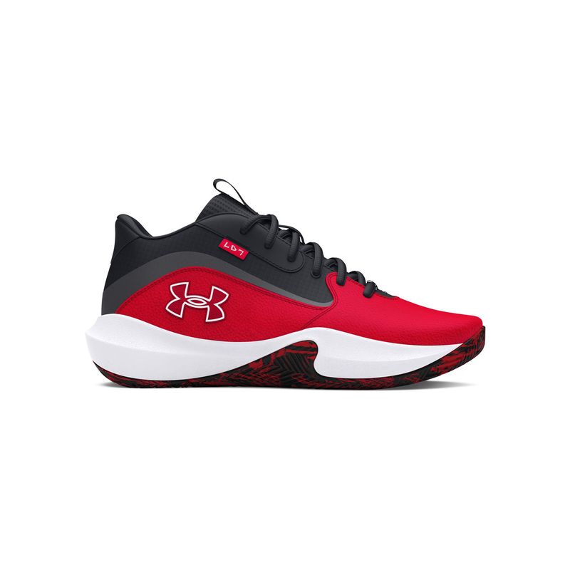 UNDER ARMOUR - Zapatillas Bsketball unisex Lockdown7 Rojo UNDER ARMOUR
