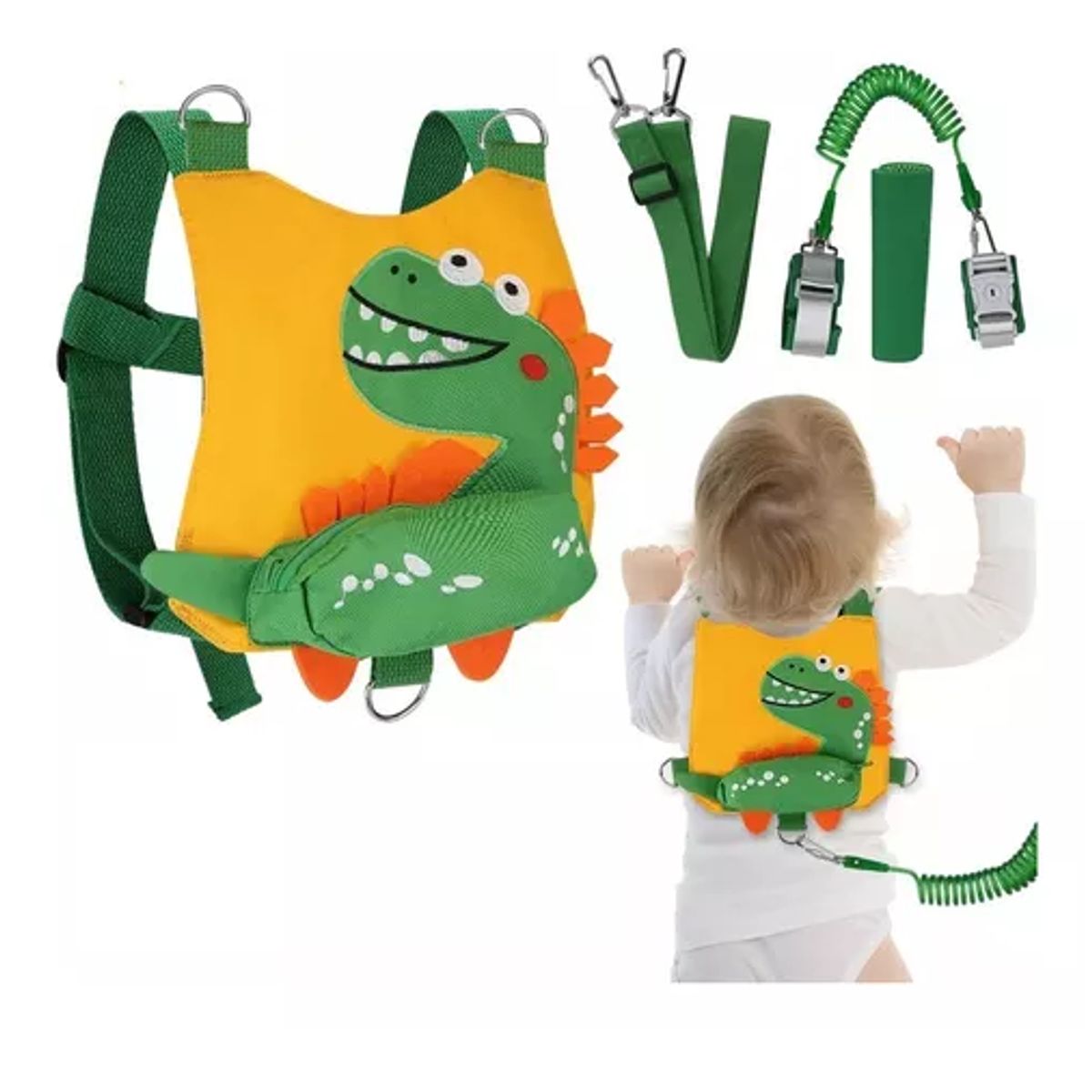 GENERICO - Arnés De Seguridad Para Bebé 4 En 1 Con Correa Llave