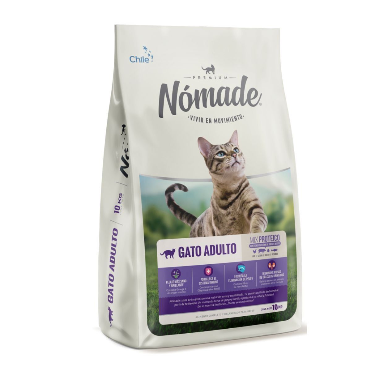 NOMADE - Nomade Premium Alimento Para Gato Adulto 10kg