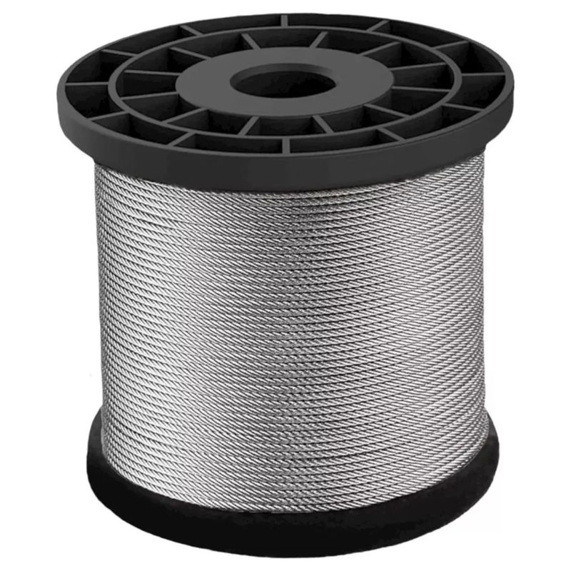 GENERICO - Piola De Acero Galvanizado 1.2 Mm 100 Metros Dicas