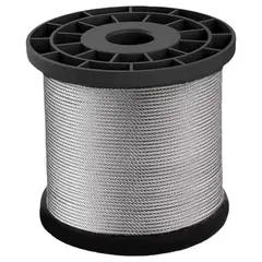 GENERICO - Piola De Acero Galvanizado 1.2 Mm 100 Metros Dicas