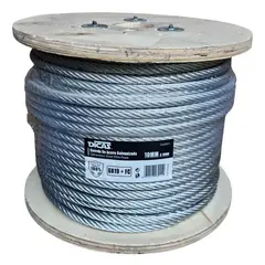 GENERICO - Piola De Acero Galvanizado 10 Mm 100 Metros Dicas