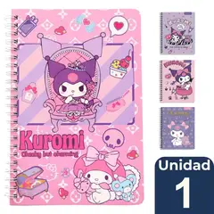 UTILISIMO - Cuadernos Universitarios Kuromi Surtidos 100 Hojas 1 Unidad