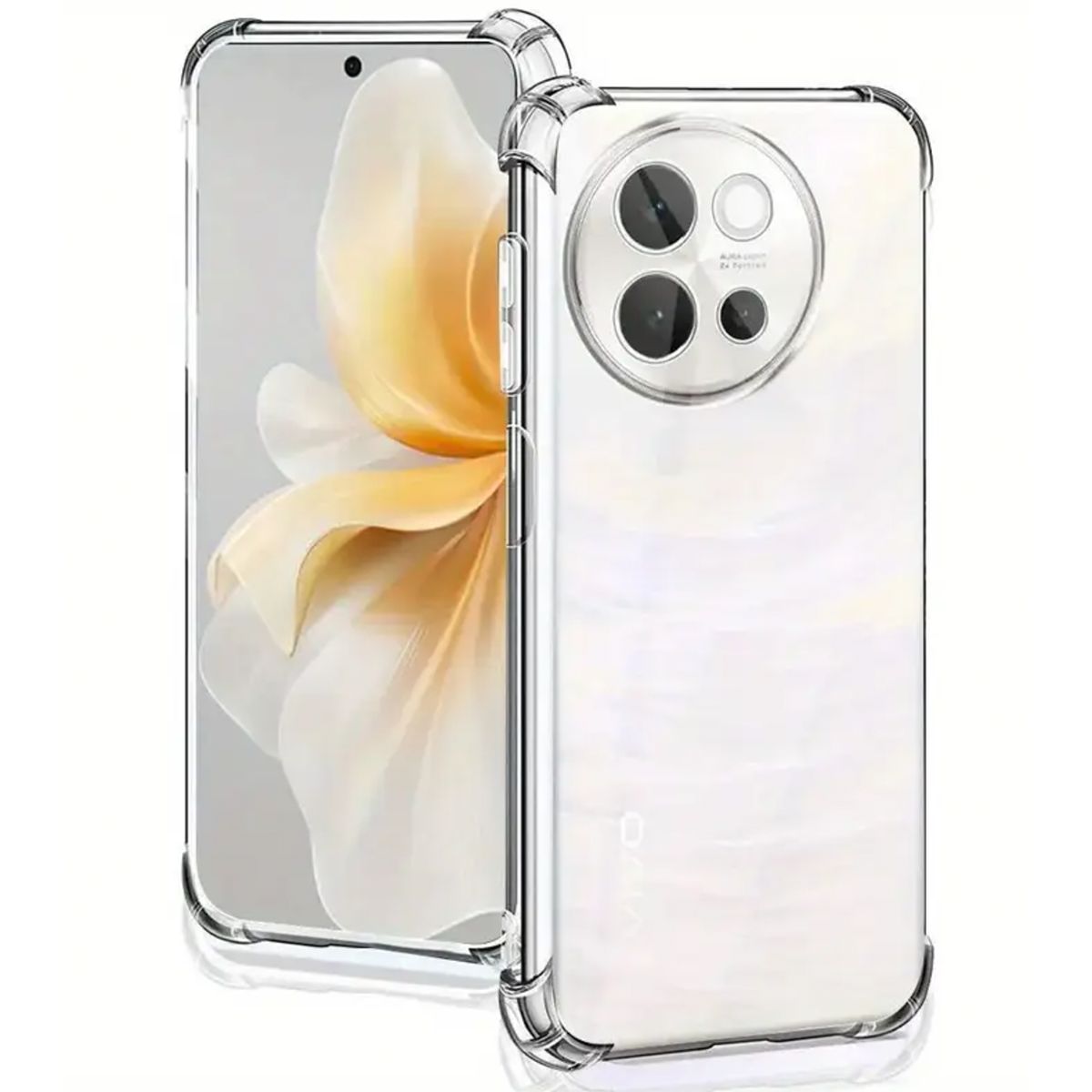 JOIGO - Carcasa Transparente Reforzados Para Vivo V40 LITE 5G.