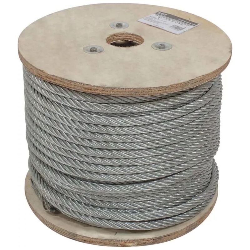 GENERICO - Piola De Acero Galvanizado 12 Mm 100 Metros Dicas
