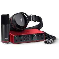 FOCUSRITE - Pack de Interfaz de audio Scarlett 2i2 Studio