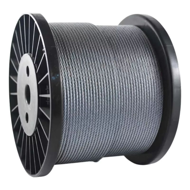 GENERICO - Piola De Acero Galvanizado 8 Mm 100 Metros Dicas