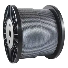 GENERICO - Piola De Acero Galvanizado 8 Mm 100 Metros Dicas