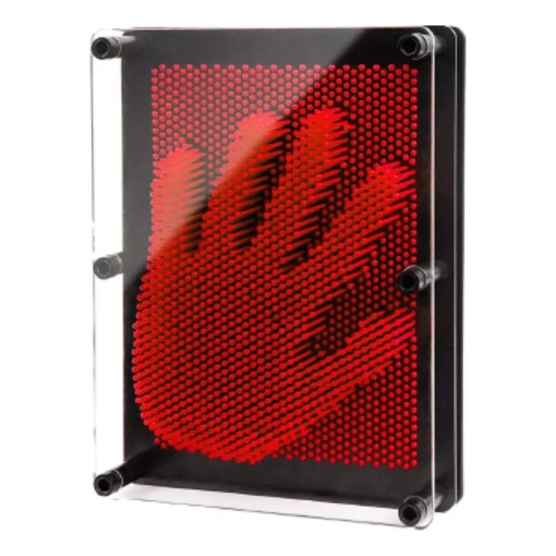 GENERICO - Juego pinart 3d Didáctico antiestrés interactiva 18x13cm