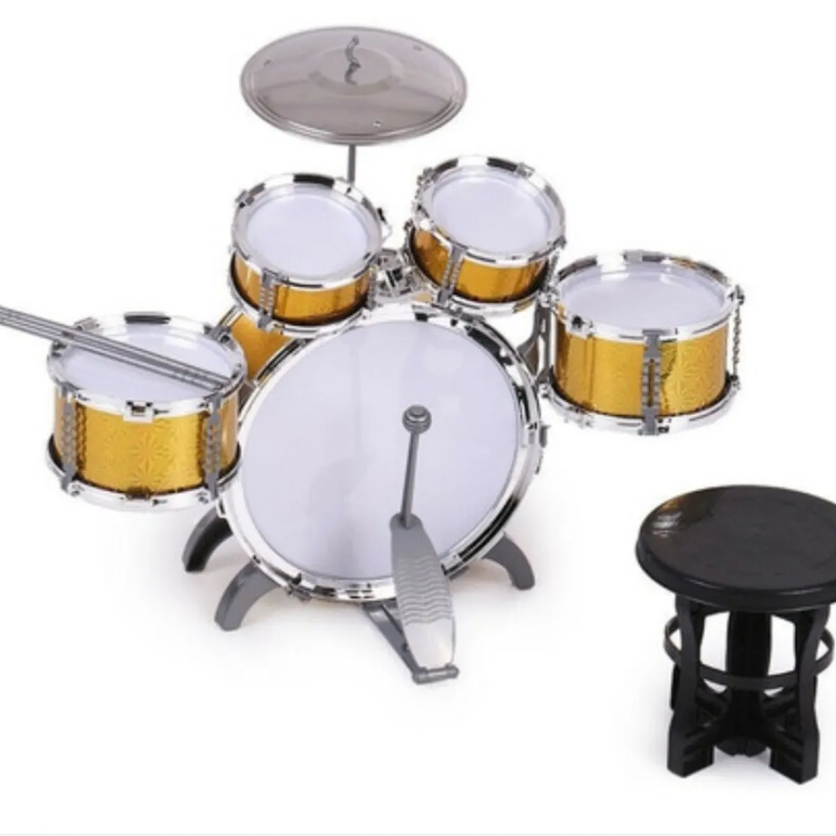 GENERICO - Bateria Musical Juguete Jazz Drum Niño 5 Tambores