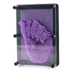 GENERICO - Juego pinart 3d Didáctico antiestrés interactiva 18x13cm