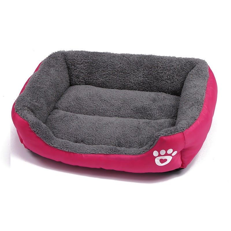 GENERICO - Cama Ultrasuave para mascotas Color Fuscia Talla L
