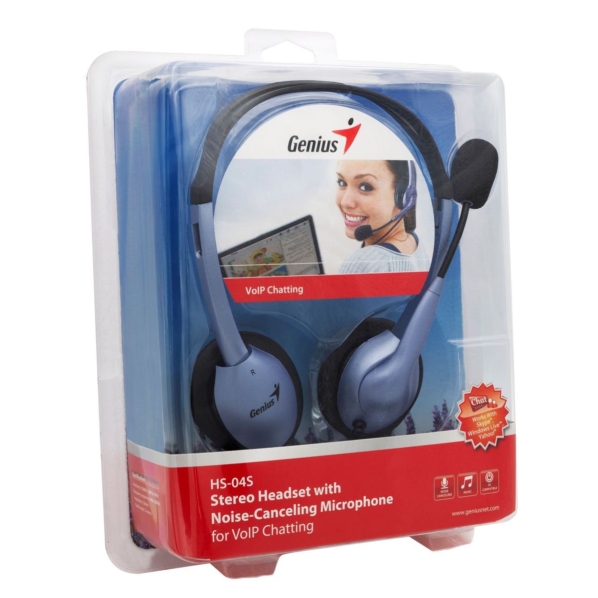 GENIUS - Audifono Multimedia Hs-04s