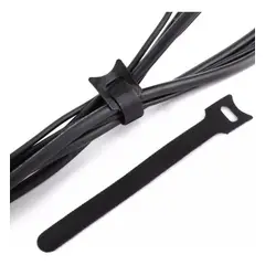 GENERICO - Cinta Velcro de Nylon para Organizar Cables Pack 100 Unidades