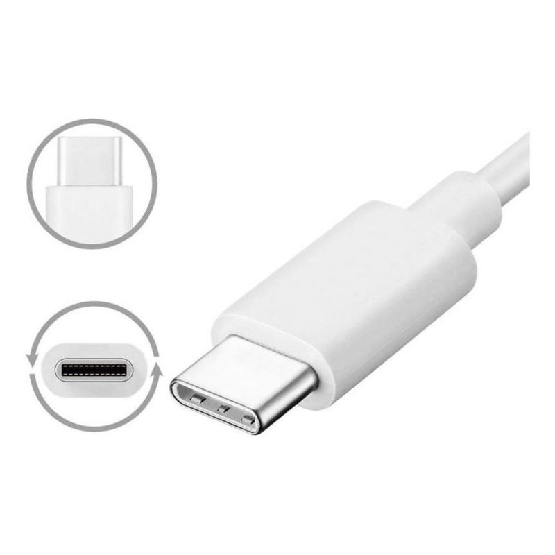 GENERICO - Cable USB Tipo C a Tipo C - Carga Rápida y Transferencia 1m