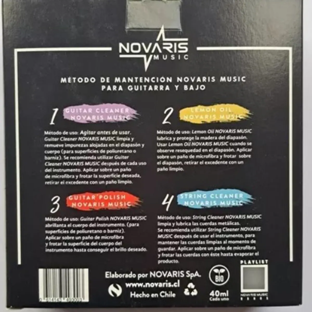 NOVARIS MUSIC - Novaris Kit De Mantención Para Instrumentos de Cuerdas