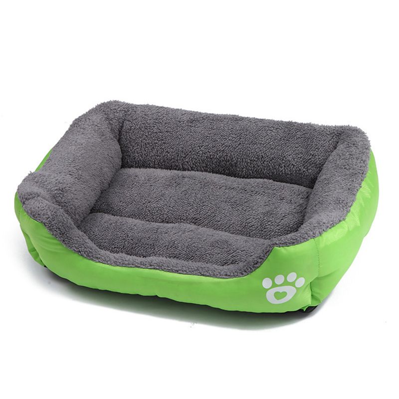 GENERICO - Cama Ultrasuave para mascotas Color Verde Talla XL