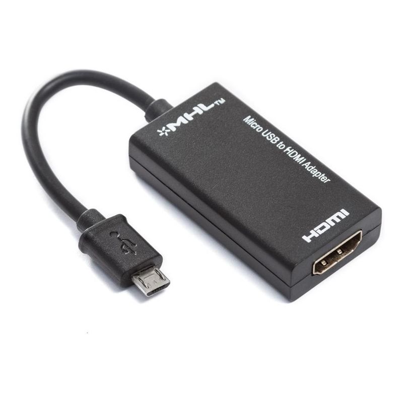 GENERICO - Adaptador MHL Micro USB a HDMI para Dispositivos Móviles