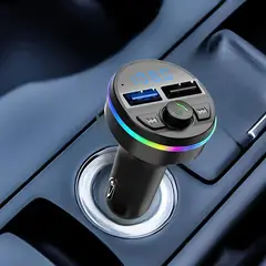 GENERICO - Transmisor Bluetooth FM con Carga Rápida y Manos Libres