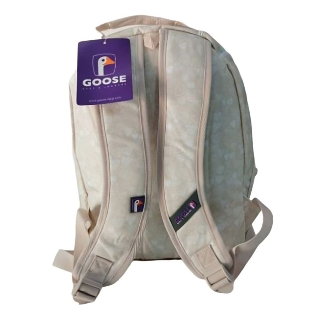 OEM - MOCHILA GOOSE MALAWI CORAZONES BEIGE