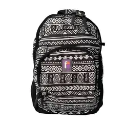 MOOSE - MOCHILA DI COMO ETNICO NEGRO GRIS PLATA