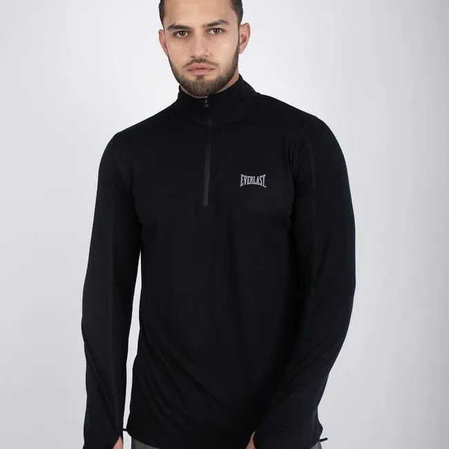 EVERLAST - Polera M/L Qtr Zip Running Everlast