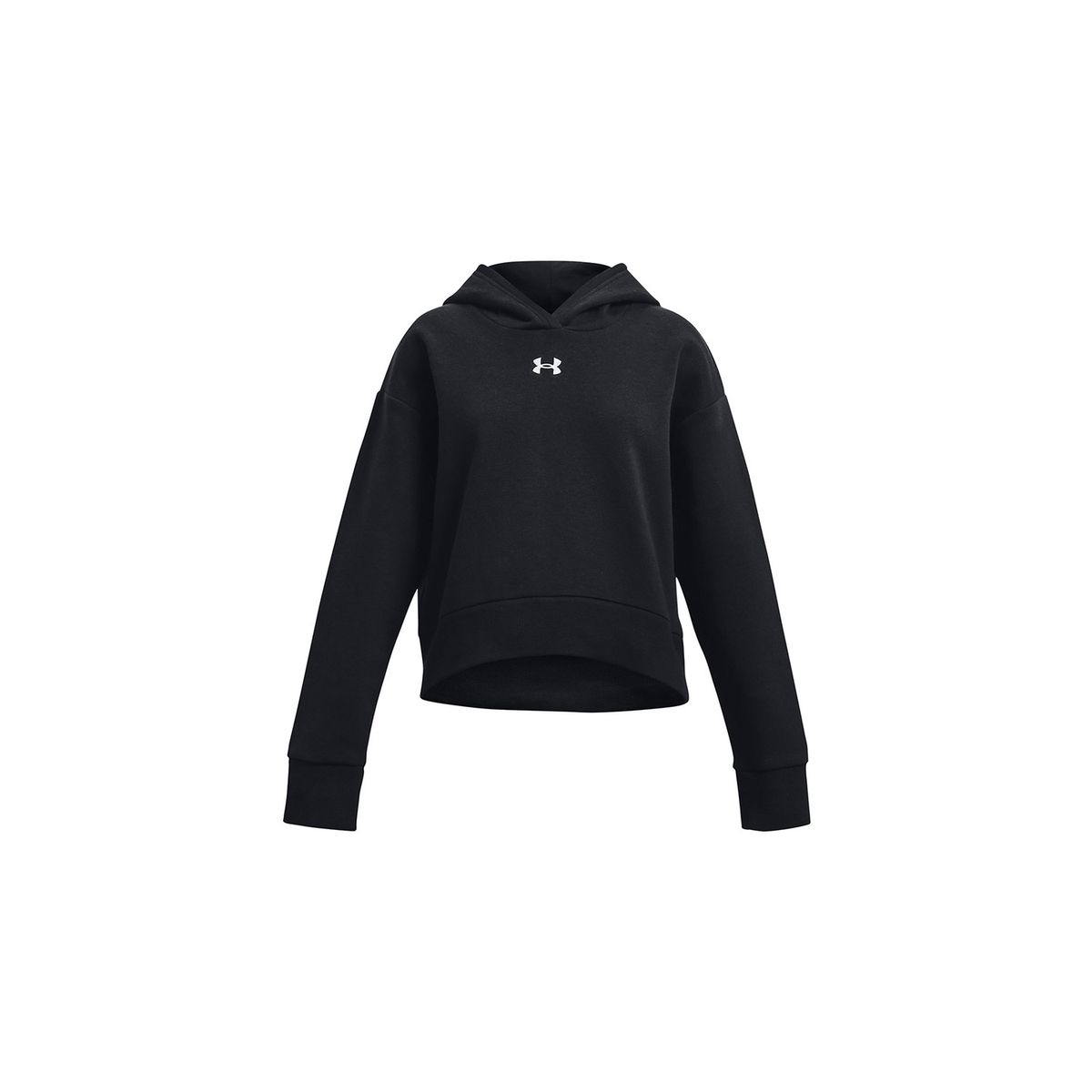 UNDER ARMOUR - Polerón UA Rival Fleece para Niña Negro UNDER ARMOUR