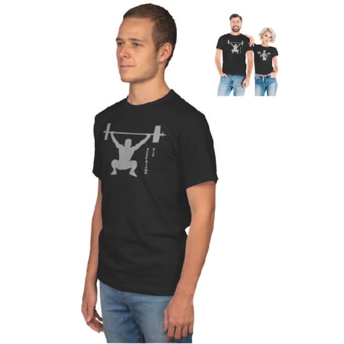 GENERICO - POLERA HOMBRE SAN VALENTÍN BOYFRIEND FIT