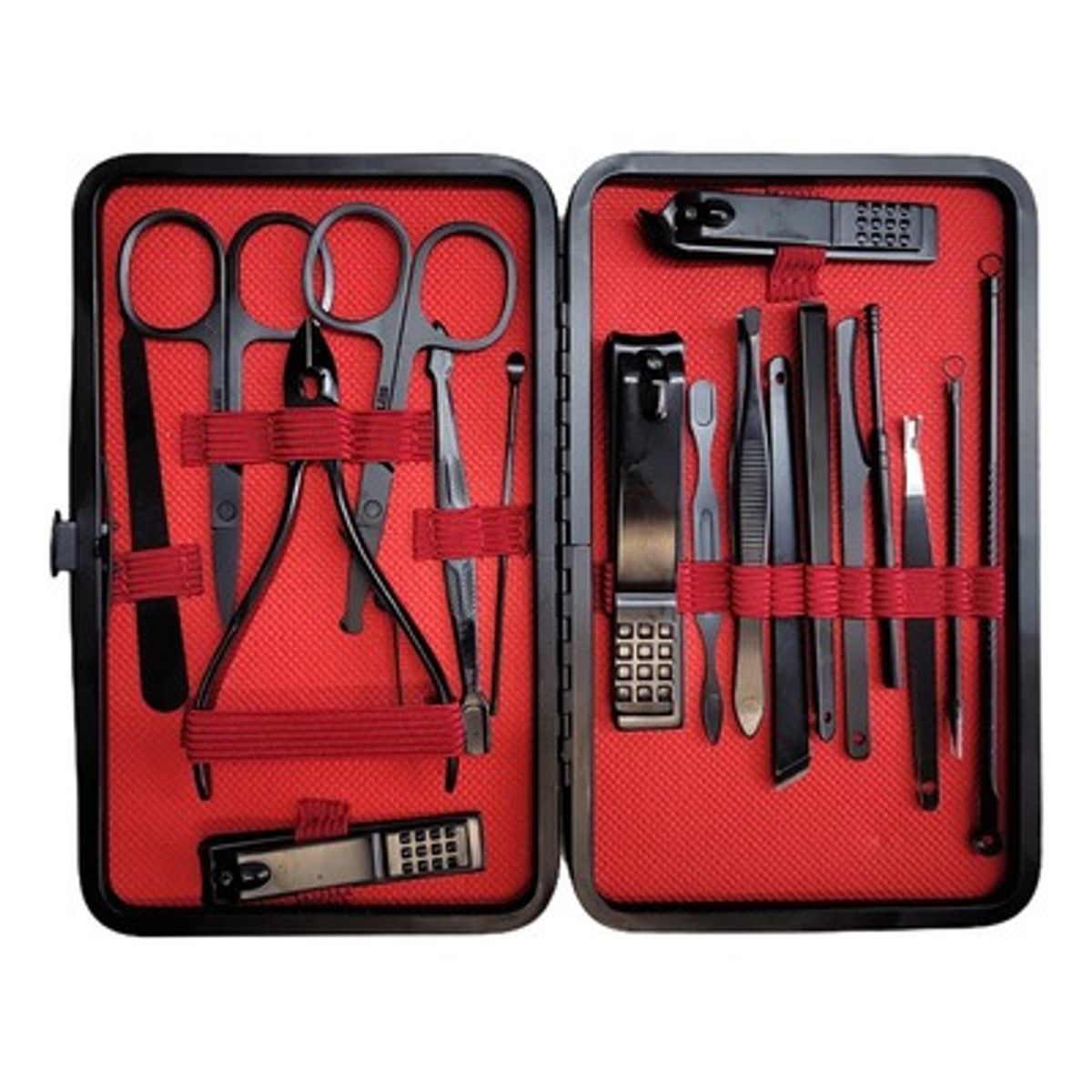 GENERICO - Set 18 Juego Manicura Acero Inoxidable Aseo Profesional