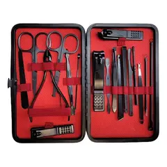 GENERICO - Set 18 Juego Manicura Acero Inoxidable Aseo Profesional
