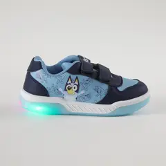 BLUEY - Zapatilla Con Luces Niño Full Print Azul