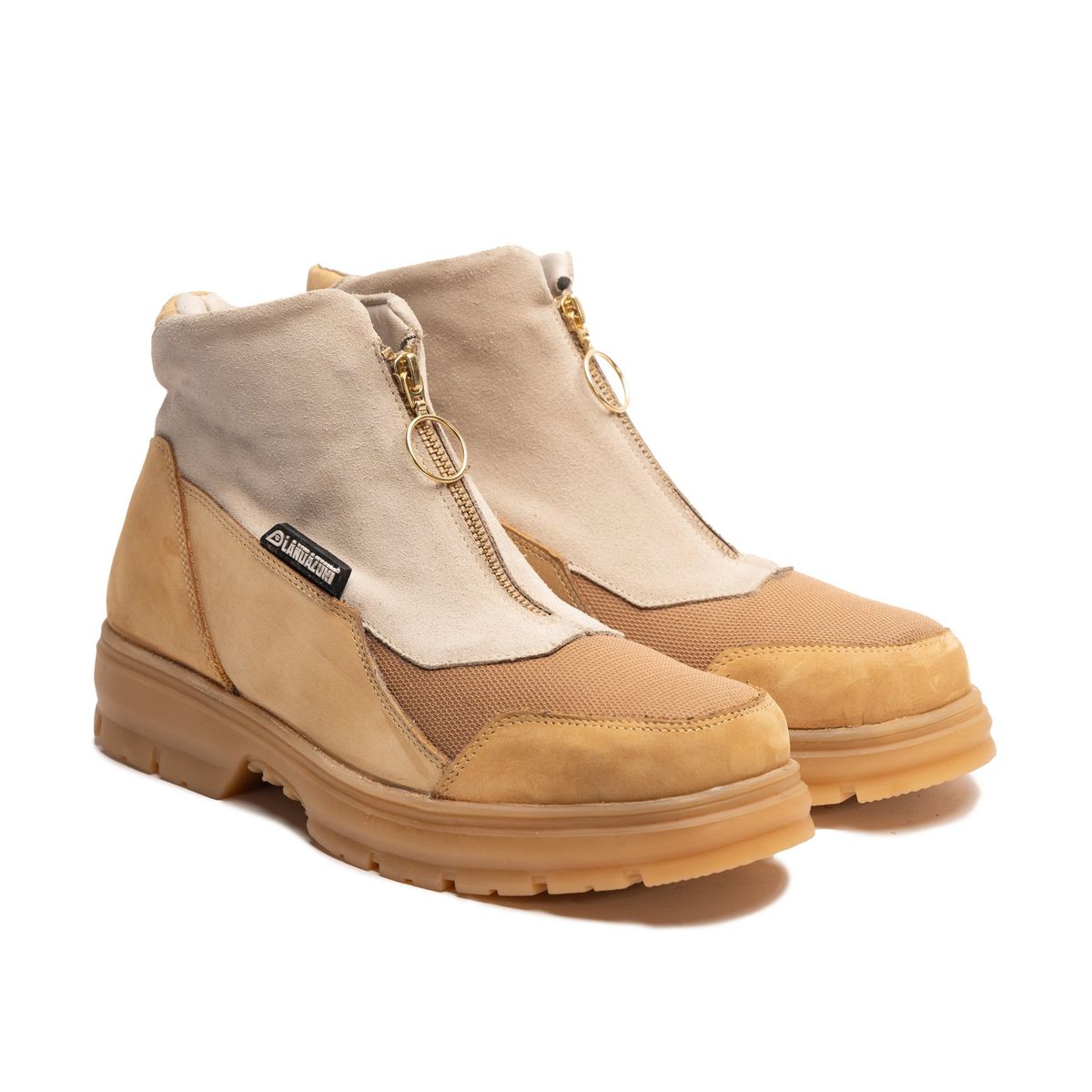 LANDAZURI - Botín Cuero V002 Camel Landazuri