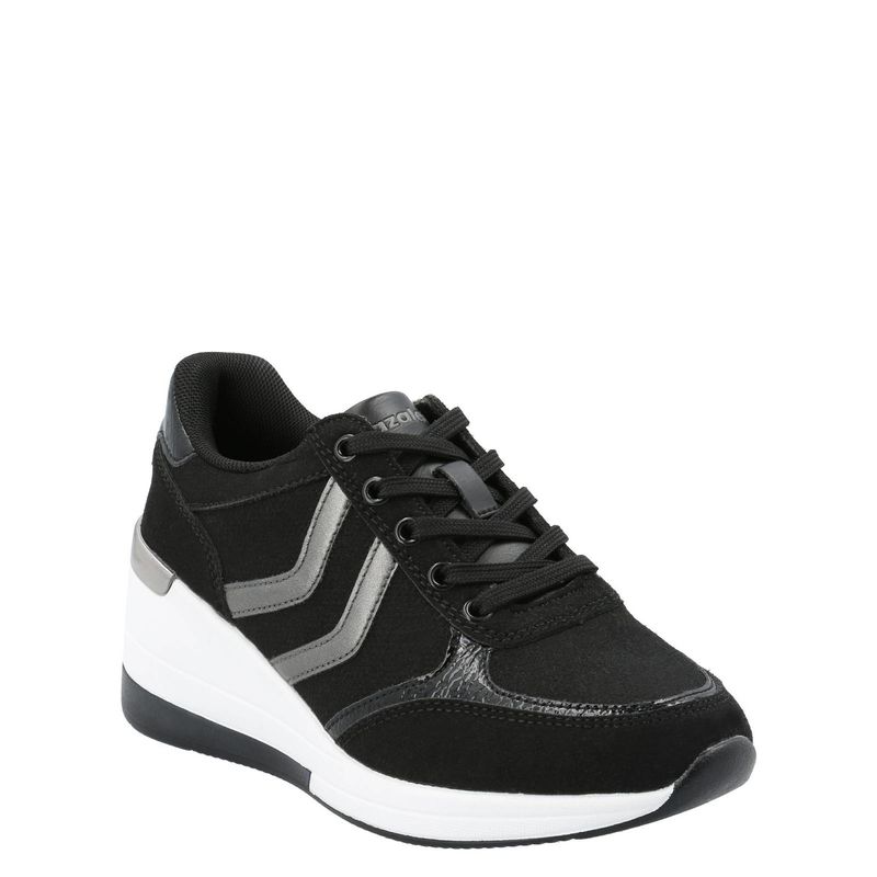 AZALEIA - Zapatilla Bath Mujer Negro AZALEIA