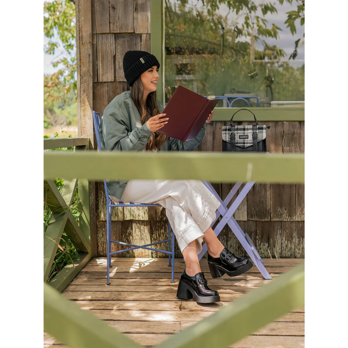 AZALEIA - Mocasín Fulham Mujer Negro AZALEIA