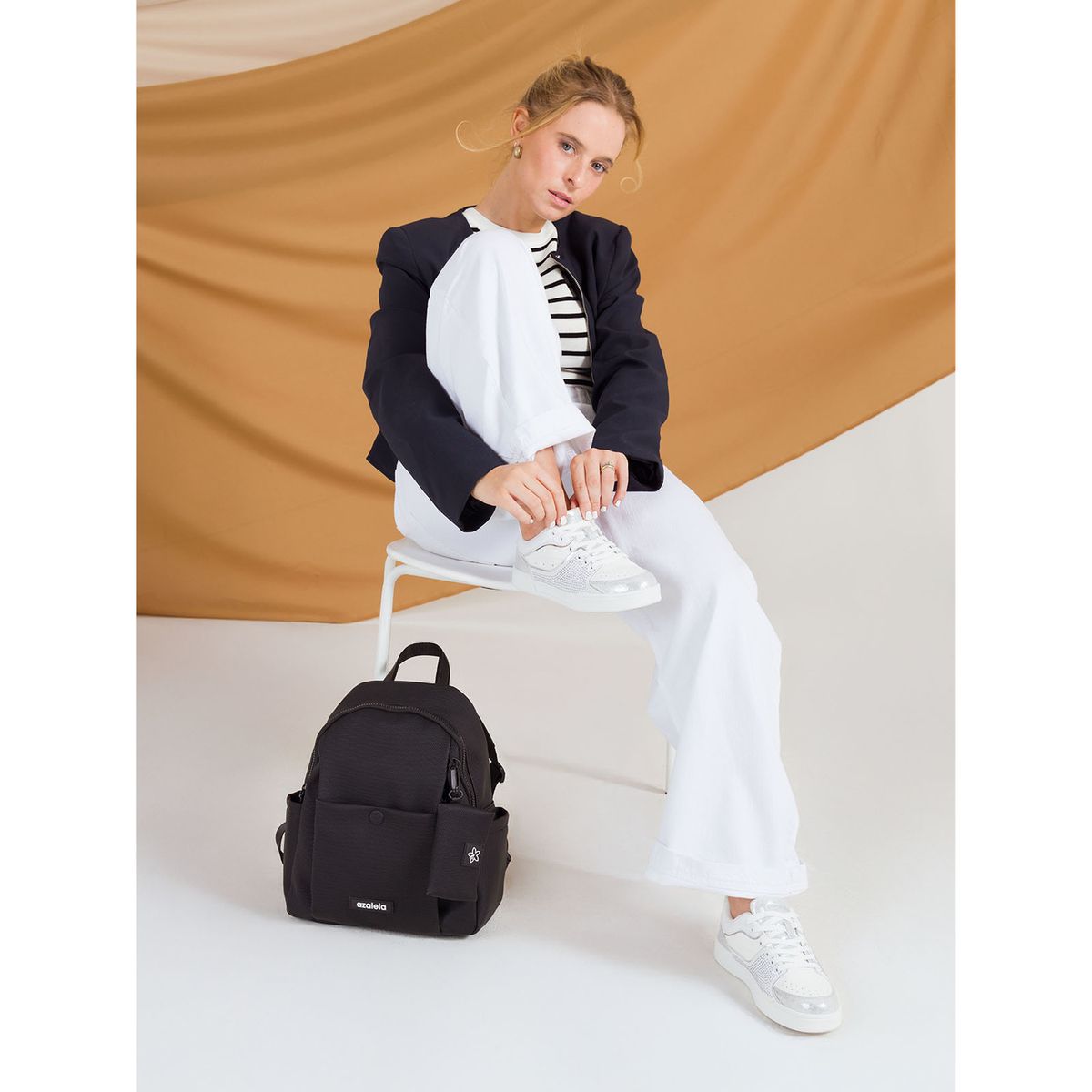 AZALEIA - Zapatilla Lille Mujer Plateado AZALEIA