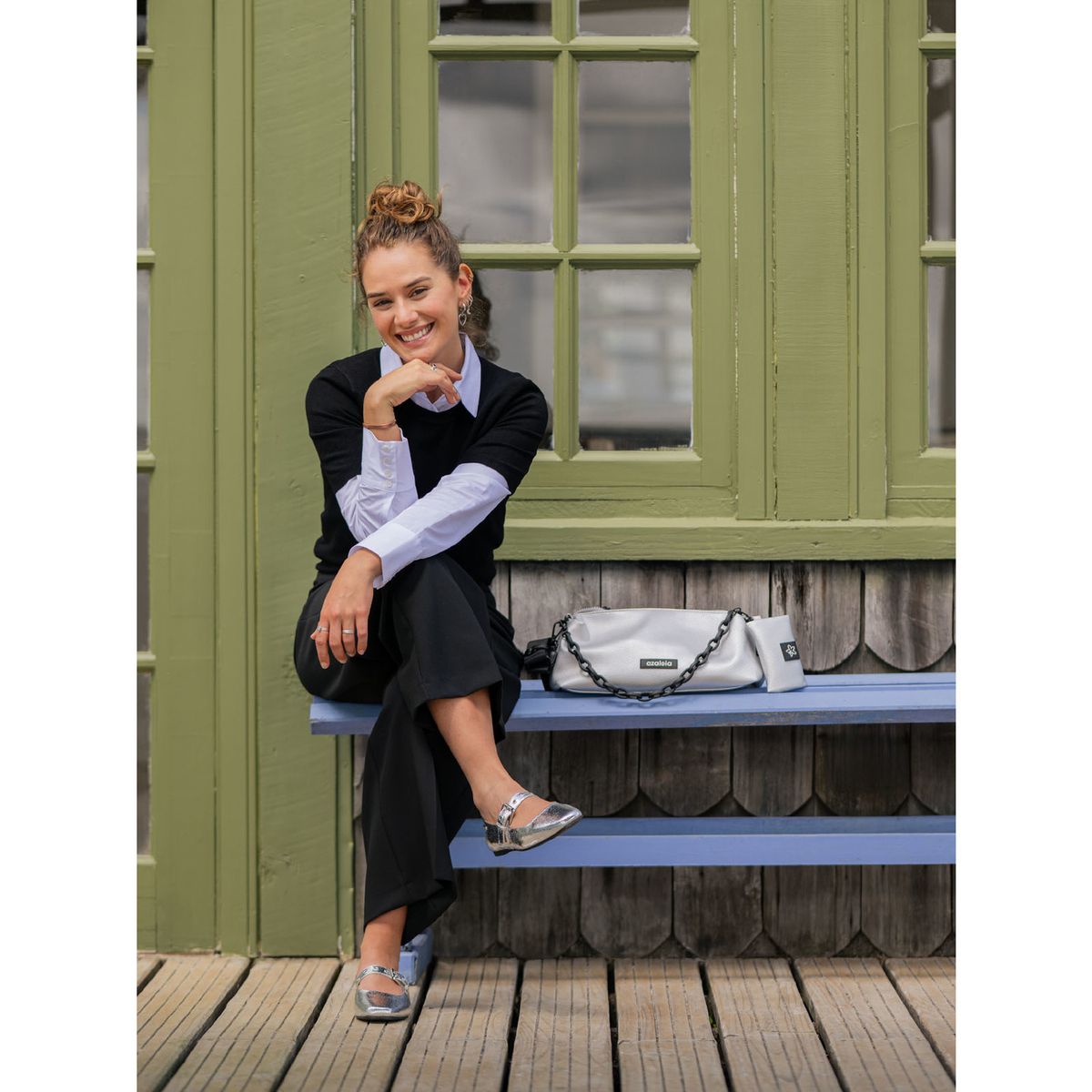 AZALEIA - Ballerina Chelsea Mujer Plateado AZALEIA