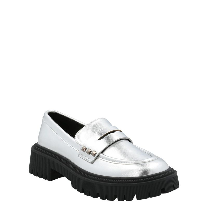 AZALEIA - Mocasín West Mujer Plateado AZALEIA