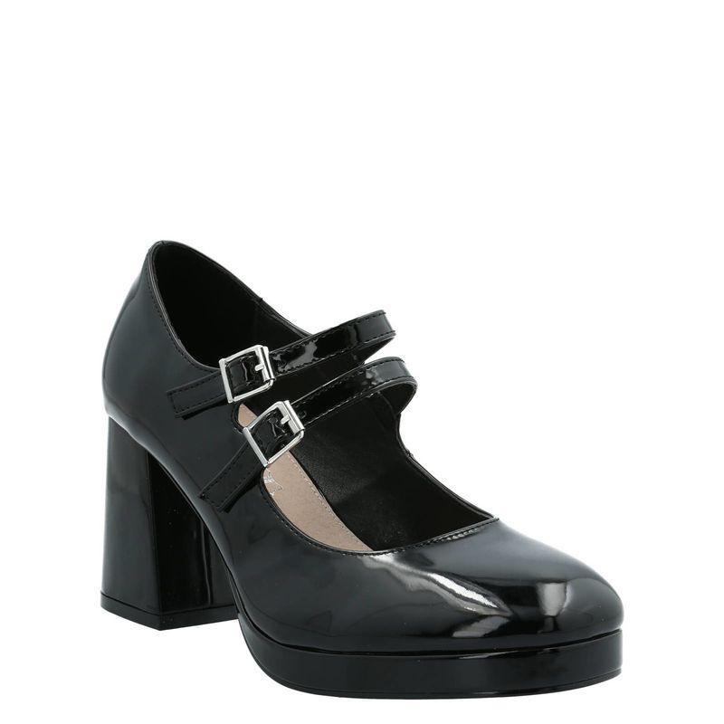 AZALEIA - Zapato Mary Jane Rangers Mujer Negro AZALEIA