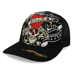 ED HARDY - Gorra Rhinestone Lks Skull Unitalla