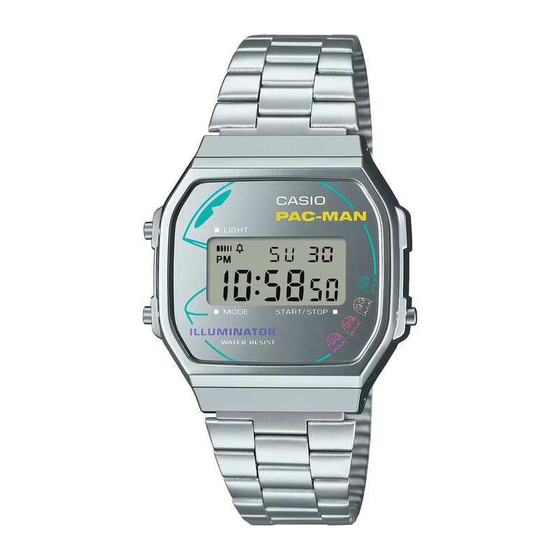 CASIO - Reloj CASIO A168WEPC-7ADR Resina/Cromado Unisex Plateado